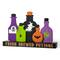 Glitzhome&#xAE; 14&#x22; Halloween Poison Bottles Table D&#xE9;cor